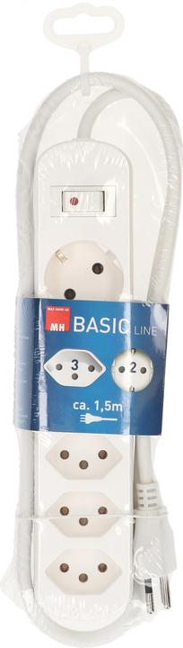 Produktbild Max Hauri Basic Line (5 x, Typ 13, CEE 7/3, 1.50 m)