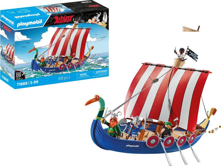 Image du produit Playmobil Bateau pirate (71888, Playmobil Astérix)