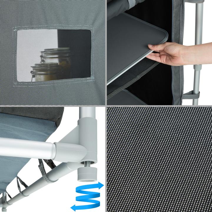 Actual product image tectake Camping kitchen