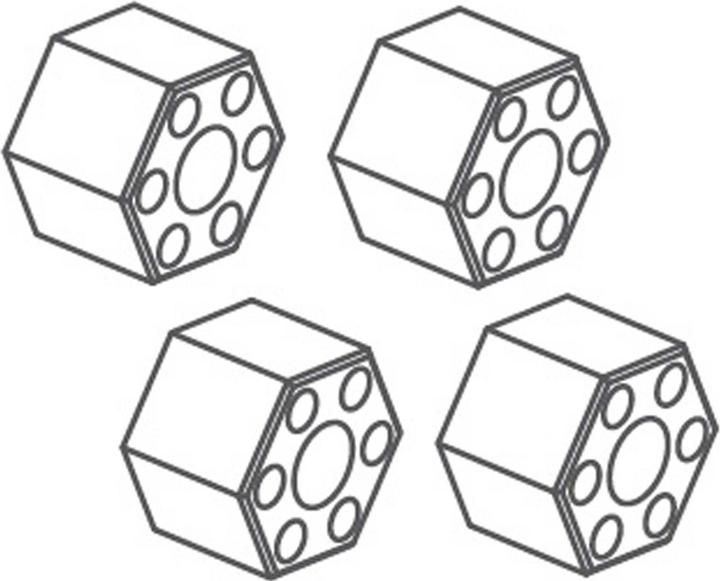 Immagine prodotto Absima Gancio per ruote 12mm (4)