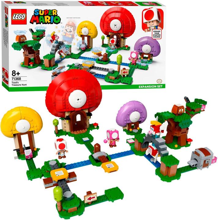 Actual product image LEGO Toad's Treasure Hunt Expansion Set (71368, LEGO Super Mario)