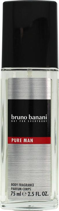 Actual product image Bruno Banani Pure Men Perfumed DEO Jar 75ml (Spray, 75 ml)