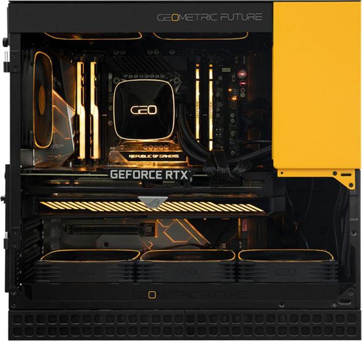 Actual product image Geometric Future King Arthur Midi-Tower case - black (Mini-ITX, ATX, Mini-ATX)