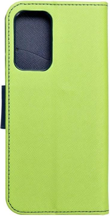 Actual product image Fancy Book Book case OEM case for SAMSUNG A33 5G lime / navy (Samsung Galaxy A33 5G)