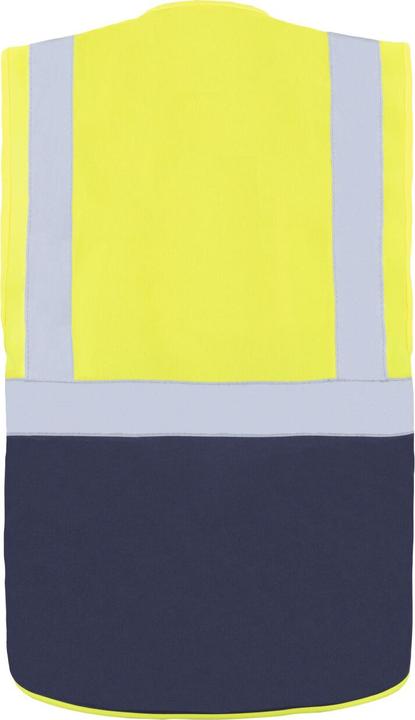 Image du produit Korntex Gilet de sécurité Comfort "Hamburg" - Multifonctionnel - Jaune de signalisation/Bleu marine - XXL (XXL)
