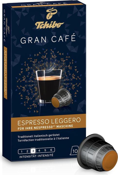 Produktbild Tchibo Gran Café Espresso Leggero (10 x Port.)