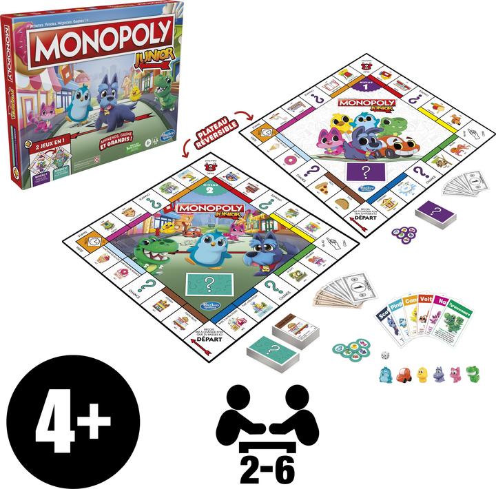 Image du produit Monopoly Junior 2 Games in 1, f (Français)