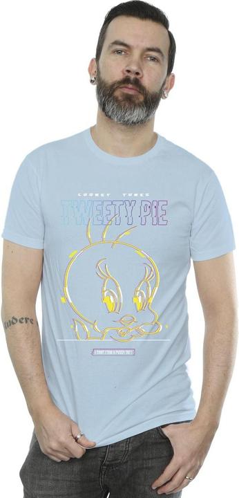 Image du produit Looney Tunes - T-shirt TWEETY GLITCH - Homme (XXL)