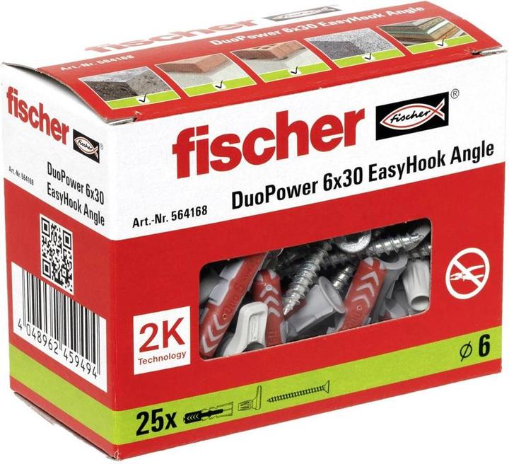 Produktbild Fischer EasyHook Angle 6 DuoPower (25 Stk.)