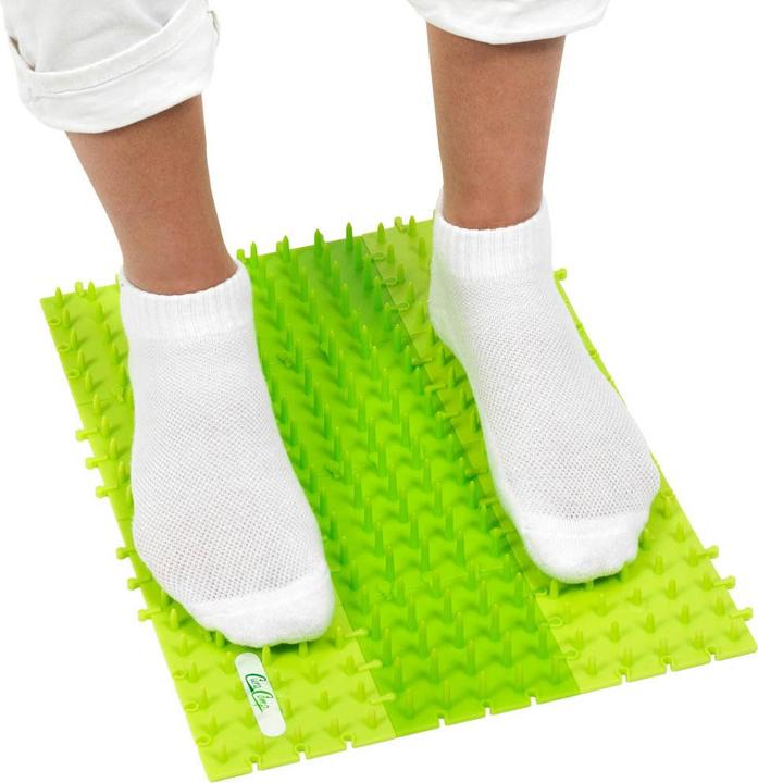 Actual product image Svenska Spikmattan AB Swedish foot spike mat Green