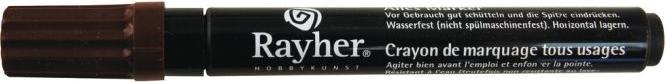 Rayher Tout-marqueur, brun moyen (Brun moyen, 4 mm, 1 x)