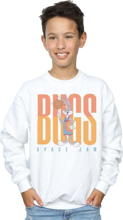 Actual product image Space Jam Boys Bugs Bunny Basketball Spin Sweatshirt (116)