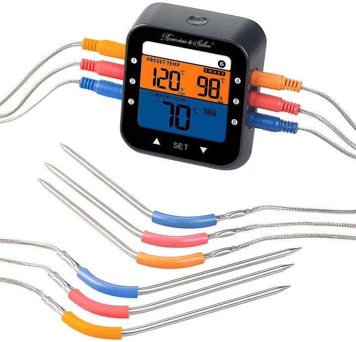 Produktbild Rosenstein & Söhne Profi-Grillthermometer
