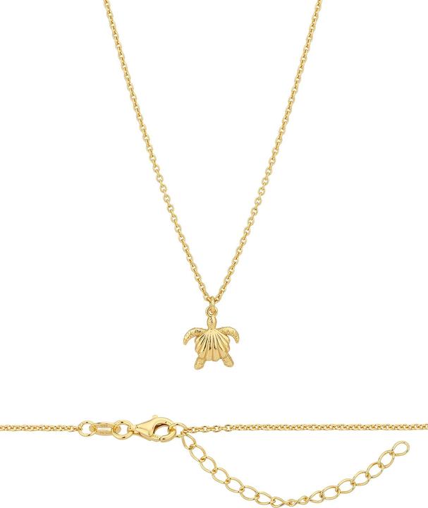Actual product image Leyda Schildkrot necklace (Silver 925 1 micron yellow gold-plated 18 K)