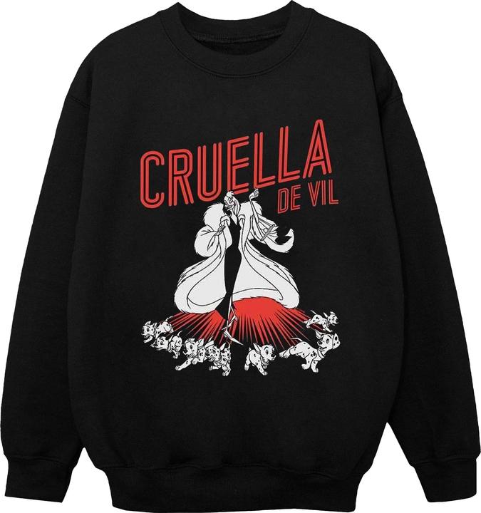 Produktbild Disney Cruella De Vil Dalmatians Sweatshirt Mädchen (152, 158)