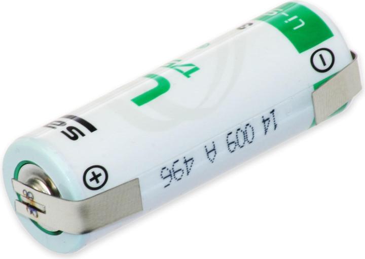 Actual product image Saft Lithium battery LS 17500-CNR, A, with solder tag, 3.6 V-, 3600 mAh (A, 3600 mAh)