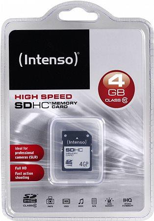 Produktbild Intenso SDHC Card 4GB Class 10 (4 GB, SDHC, U1)