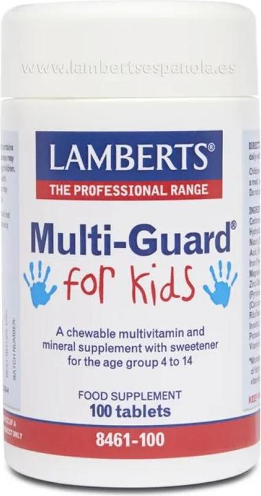 Produktbild Lamberts Multi Guard For Kids 100 Tablets Multivitamin