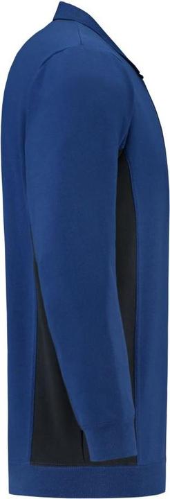Produktbild Tricorp Sweatshirt Polokragen Bicolor Brusttasche RoyalblueNavy Gr. M (M)