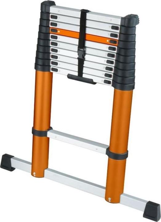 Batavia Teleskopleiter 2,93m - Softclose & Anti-Rutsch - Giraffe Air - Für innen und außen geeignet.Lig (Teleskopleiter, 293 cm)