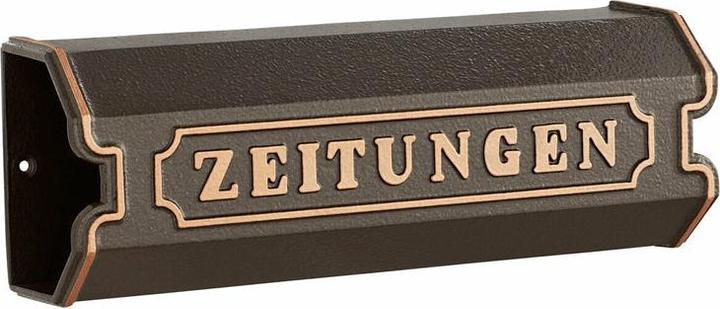 Actual product image Burg Wächter Newspaper roll cast iron newspaper box 1890