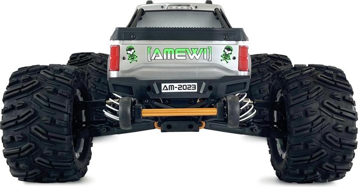 Image du produit Amewi Voiture RC AMX Mammoth Monstertruck sans batterie/argent 14 (RTR Prêt à fonctionner)
