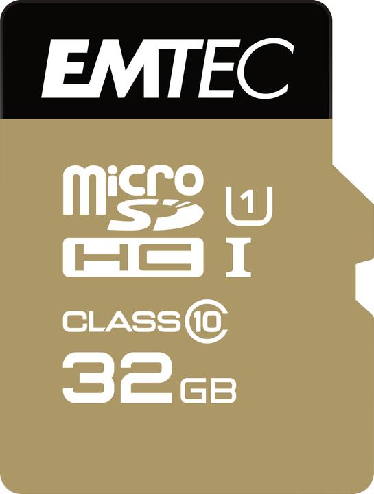 Emtec l'élite de l'or (32 Go, microSD, U1, UHS-I)