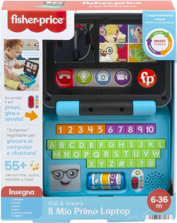 Actual product image Fisher-Price Laugh & Learn Let's Connect Laptop (Italian)