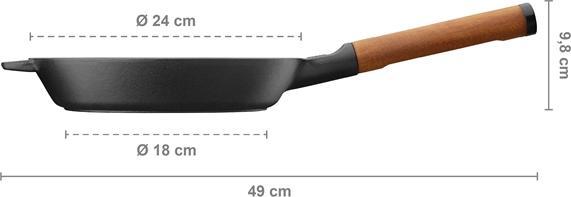 Produktbild Fiskars Norden Bratpfanne, 24cm (24 cm, Bratpfanne, Gusseisen)