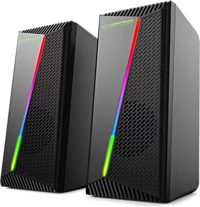 Produktbild Esperanza EGS106 Lautsprecher 2,0 LED Schwarz 6W