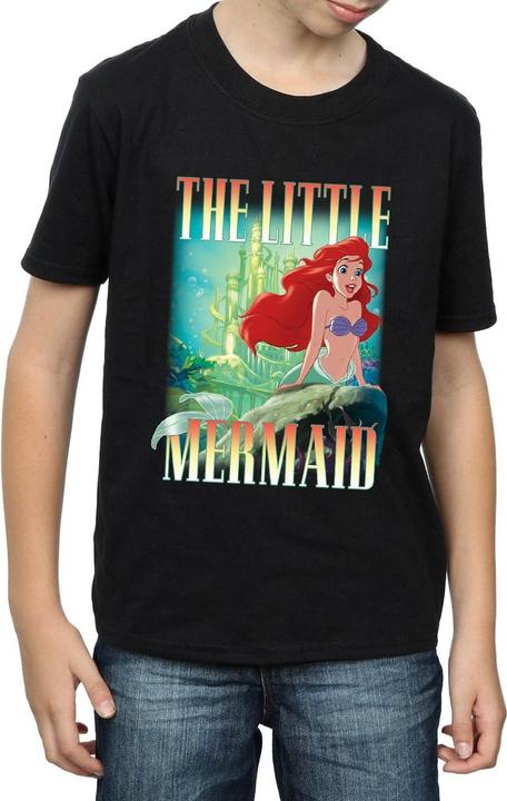 Actual product image Disney Boys The Little Mermaid Ariel Montage T-Shirt (128)