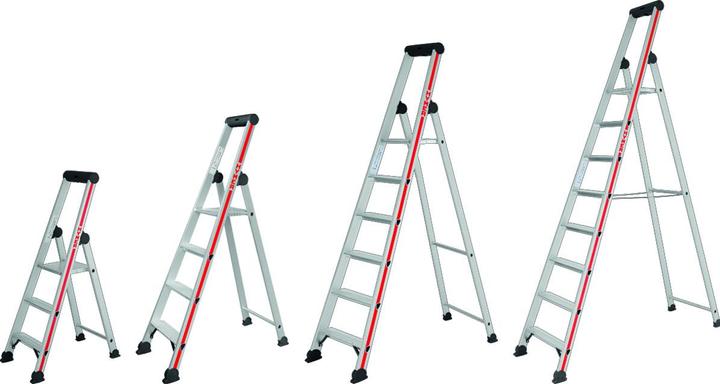 Actual product image Hymer-Leitern Stufenstehleiter 4126 / 3 Stufen (Stepladder, 139 cm)