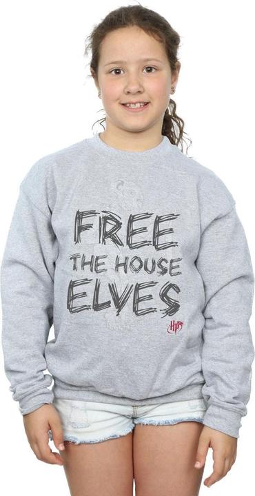 Image du produit - Sweat DOBBY FREE THE HOUSE ELVES - Fille (140, 146)
