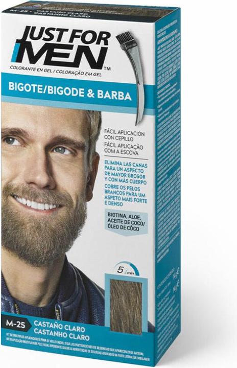 Produktbild Just For Men Schnurrbart und Bart (Hellbraun)