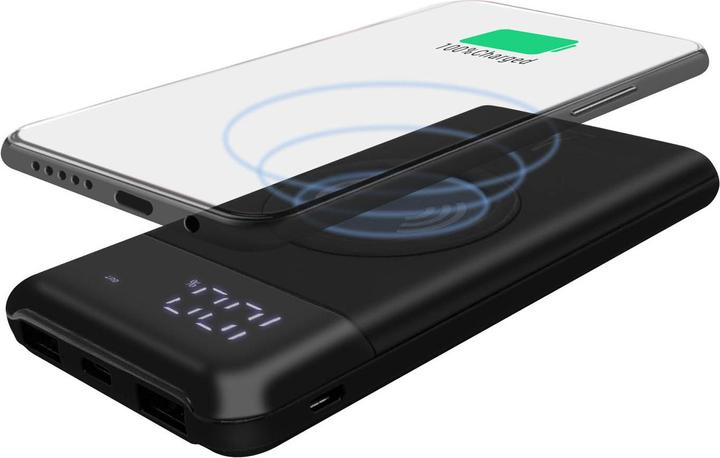 Produktbild Akashi ALTPB8000WIRL 2x USB + USB-C Port & QI Ladegerät (10000 mAh)