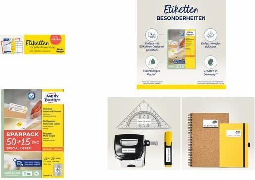 Produktbild Avery Universal-Etiketten