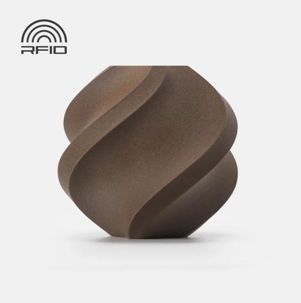 Immagine prodotto Bambu Lab - PLA Wood - Black Walnut - 1.75mm (PLA, 1.75 mm, Marrone)