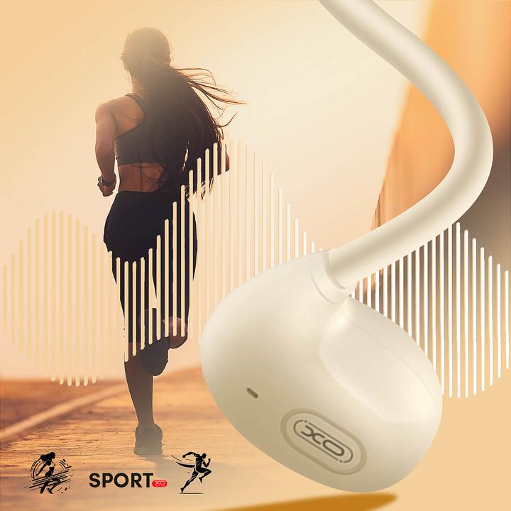 Produktbild xO Bluetooth-Kopfhörer BS34 mit Knochenleitung beige (14 h, Kabellos)