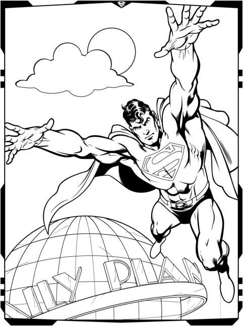 Produktbild DC Superman: Superstarker Malblock