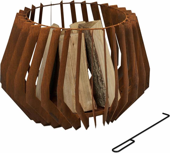 Actual product image Relaxdays Bathroom shelf towel holder (41.5 x 30 x 85 cm)