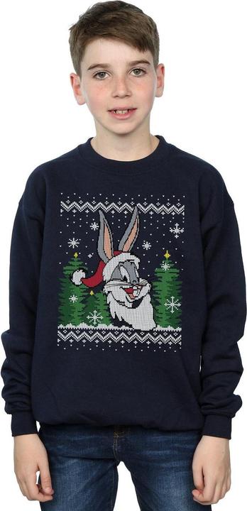 Immagine prodotto Looney Tunes Bugs Bunny Christmas Fair Isle Felpa Ragazzi (116)