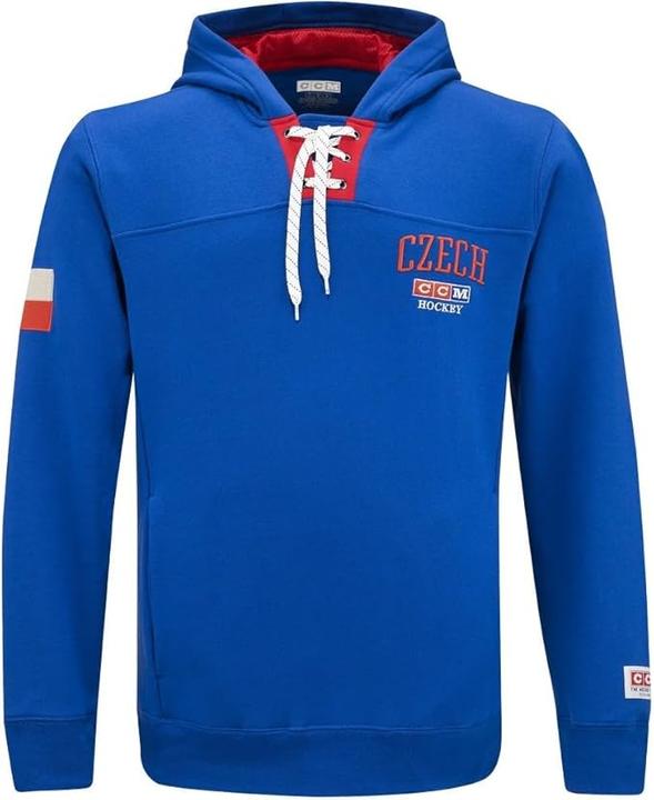CCM FHO22AFI AD FLAG HOODIE TEAM FINNLAND Klassisch Blau 2XL (4057803) (XXL)