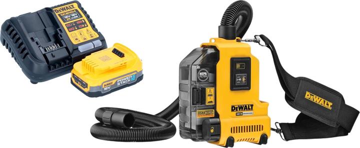 Actual product image DeWalt DWH 161 E1 Battery-powered universal extractor 18 V 0.21 l brushless + 1x Powerstack battery 1.7 Ah
