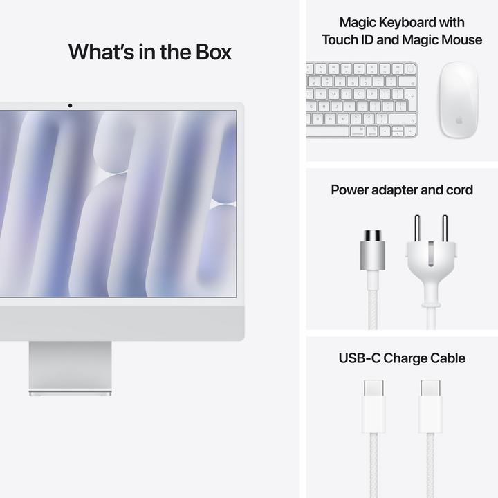 Actual product image Apple iMac 2024 Nano (M4, 16 GB, 256 GB, Apple M4 10-Core)