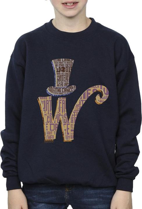 Immagine prodotto Willy Wonka & the Chocolate Factory W Logo Hat Felpa Ragazzi (116)