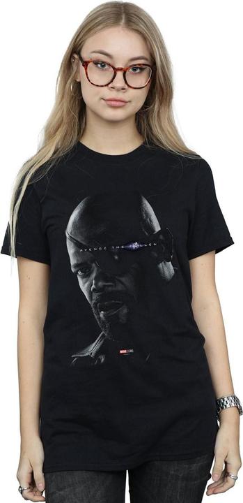 Produktbild Avengers Endgame Avenge The Fallen Nick Fury TShirt (L)