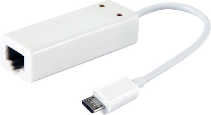 Produktbild Allnet Micro USB 2.0 -> Fast Ethernet RJ45 Netzwerkkarte (USB 2.0, RJ45 (1x))