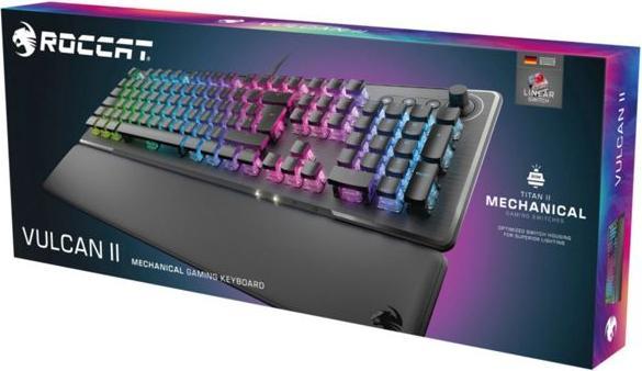 Produktbild Roccat Vulcan II, schwarz Gaming-Tastatur, roter Schalter (DE, Kabelgebunden)