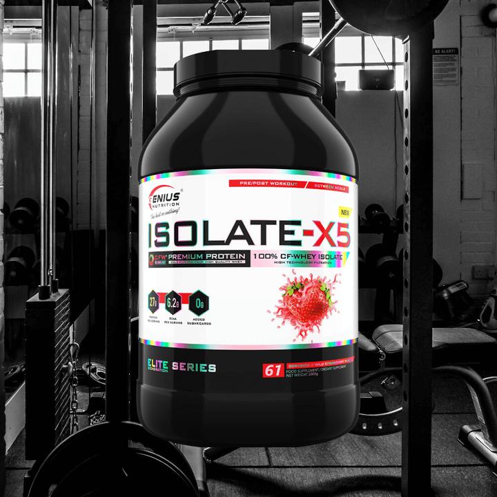 Actual product image Genius Nutrition Isolate-X5 (Wild Strawberry, 1 pcs., 2000 g)