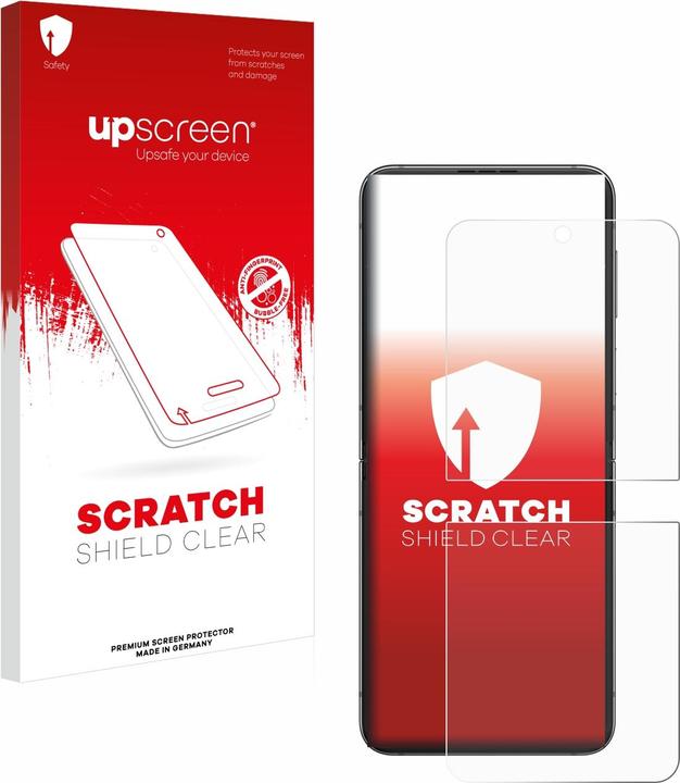 Actual product image upscreen Scratch Shield Protector (1 Piece, Samsung Galaxy Z Flip 5G)